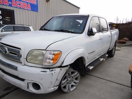 2005 Toyota Tundra SR5 White Crew Cab 4.7L AT 2WD #Z23166